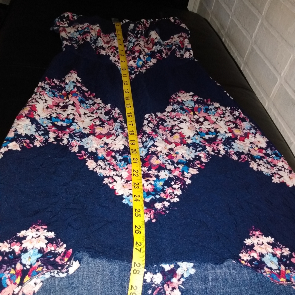 Trixxi Strapless High Low Floral Dress - Picture 7 of 8